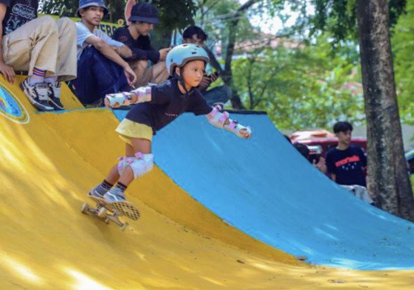Skate Park Veteran Kota Tangerang Jadi Pusat Aksi Olahraga Ekstrem