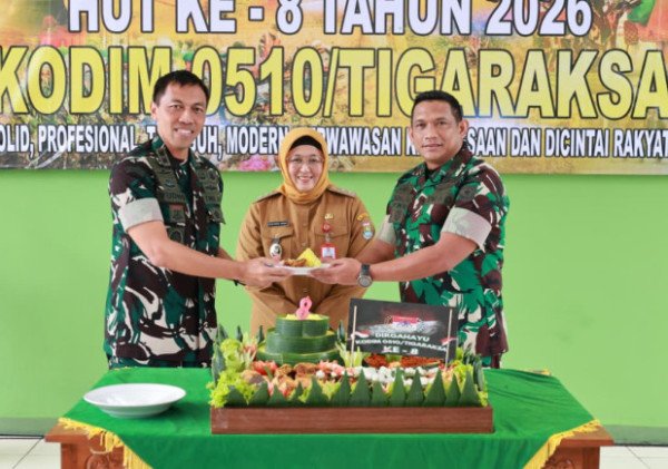 Wabup Tangerang Hadiri HUT ke-8 Kodim 0510 Tigaraksa, Tekankan Sinergi dan Kolaborasi