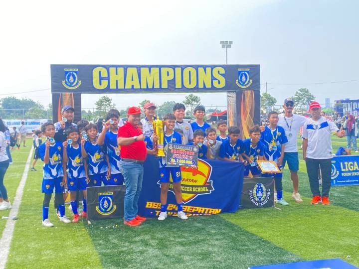 Liga FORSSEKOT 2025 Sukses Bikin Kota Tangerang Berdenyut! SSB Muda Berjaya, Kaonang: “Ini Bukti Sinergi dan Semangat Sepak Bola Usia Dini”