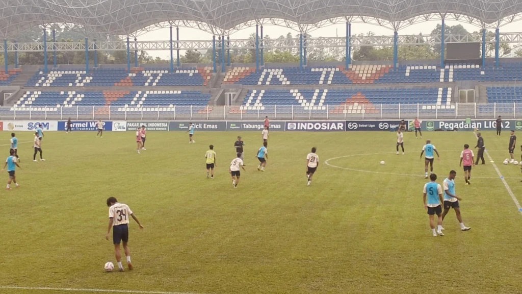 Persikota Tangerang Siap Hadapi PSPS Pekanbaru Setelah Latihan Intensif di Stadion Benteng Reborn